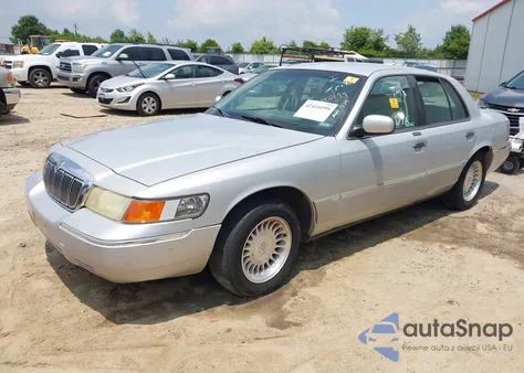 2002 Mercury Grand Marquis Ls из США, поврежденный, VIN 2MEFM75W82X657698